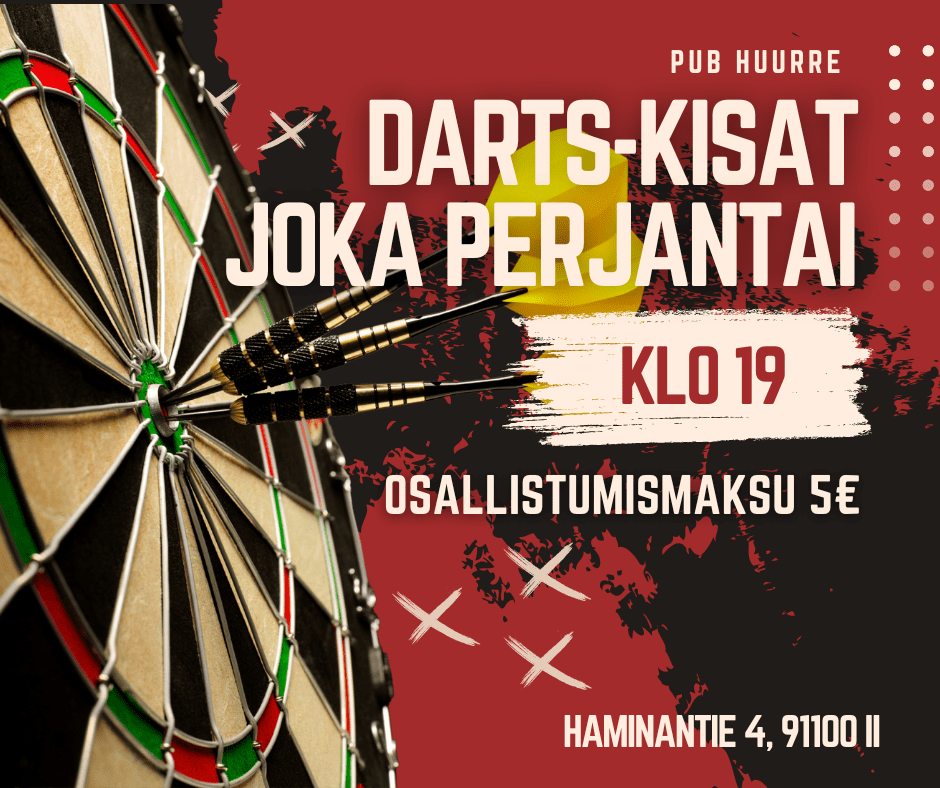 Darts kisat Pub Huurre