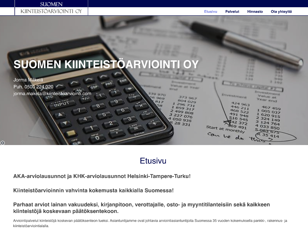 Suomen kiinteistöarviointi vanha